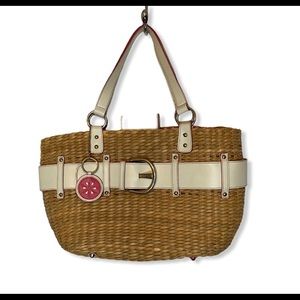 Apostrophe Straw Satchel